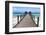 Hotel Jetty, Bwejuu Beach, Zanzibar, Tanzania, Indian Ocean, East Africa, Africa-Peter Richardson-Framed Photographic Print