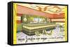 Hotel Jordan Tap Room, Glendive, Montana-null-Framed Stretched Canvas