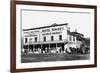 Hotel Kinsey and Meat Market-Clark Kinsey-Framed Art Print