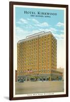 Hotel Kirkwood, Des Moines, Iowa-null-Framed Art Print