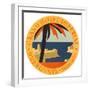 Hotel Label from the Grand Hotel Imperial Dubrovnik Yugoslavia-null-Framed Art Print