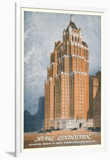 Hotel Lexington-null-Framed Art Print