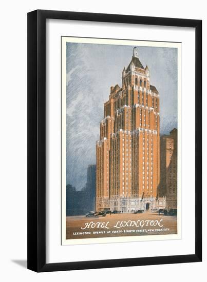 Hotel Lexington-null-Framed Art Print