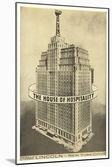 Hotel Lincoln, New York City-null-Mounted Art Print