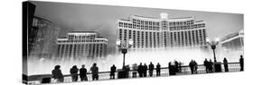 Hotel Lit Up at Night, Bellagio Resort and Casino, the Strip, Las Vegas, Nevada, USA-null-Stretched Canvas