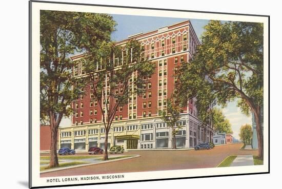 Hotel Lorain, Madison, Wisconsin-null-Mounted Art Print