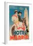 Hotel Madrid-null-Framed Art Print