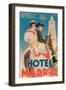 Hotel Madrid-null-Framed Art Print