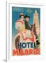 Hotel Madrid-null-Framed Art Print