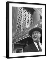 Hotel Magnate Conrad N. Hilton-Martha Holmes-Framed Premium Photographic Print