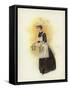 Hotel Maid, Carrying Two Water Cans-Dudley Hardy-Framed Stretched Canvas