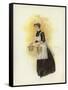 Hotel Maid, Carrying Two Water Cans-Dudley Hardy-Framed Stretched Canvas