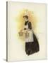 Hotel Maid, Carrying Two Water Cans-Dudley Hardy-Stretched Canvas