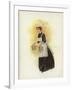 Hotel Maid, Carrying Two Water Cans-Dudley Hardy-Framed Giclee Print