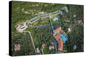 Hotel Majestic Palace, Malcesine, Lake Garda, Aerial Picture, Veneto, Italy-Frank Fleischmann-Stretched Canvas