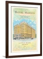 Hotel Marion, Little Rock, Arkansas-null-Framed Art Print