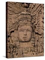 Hotel Mayan Palace, Mayan Sculpture, Puerto Vallarta, Mexico-Walter Bibikow-Stretched Canvas