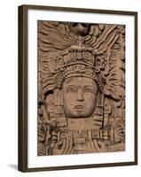 Hotel Mayan Palace, Mayan Sculpture, Puerto Vallarta, Mexico-Walter Bibikow-Framed Photographic Print