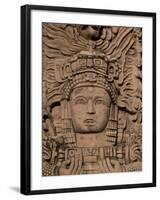 Hotel Mayan Palace, Mayan Sculpture, Puerto Vallarta, Mexico-Walter Bibikow-Framed Photographic Print