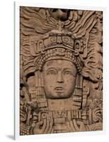 Hotel Mayan Palace, Mayan Sculpture, Puerto Vallarta, Mexico-Walter Bibikow-Framed Photographic Print