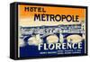 Hotel Metropole, Florence, Italy-null-Framed Stretched Canvas