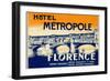 Hotel Metropole, Florence, Italy-null-Framed Art Print