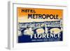 Hotel Metropole, Florence, Italy-null-Framed Art Print