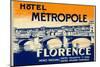 Hotel Metropole, Florence, Italy-null-Mounted Art Print