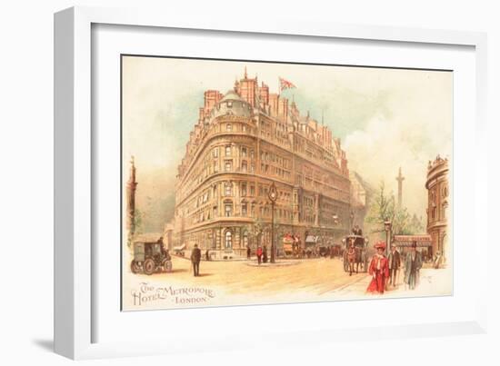 Hotel Metropole on Whitehall Place-null-Framed Giclee Print