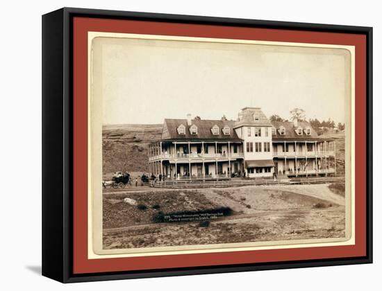 Hotel Minnekahta, Hot Springs, Dak-John C. H. Grabill-Framed Stretched Canvas