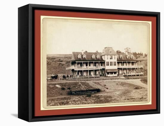 Hotel Minnekahta, Hot Springs, Dak-John C. H. Grabill-Framed Stretched Canvas