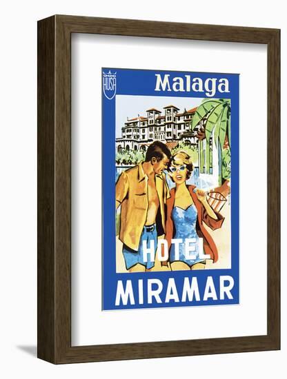 Hotel Miramar-null-Framed Art Print