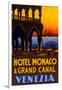 Hotel Monaco and Grand Canal-null-Framed Art Print