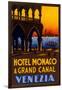 Hotel Monaco and Grand Canal-null-Framed Art Print