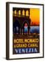 Hotel Monaco and Grand Canal-null-Framed Art Print