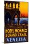 Hotel Monaco and Grand Canal-null-Mounted Art Print