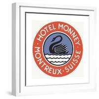 Hotel Monney Montreaux-null-Framed Giclee Print