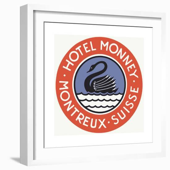 Hotel Monney Montreaux-null-Framed Giclee Print