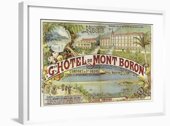 Hotel Mont Baron-null-Framed Giclee Print