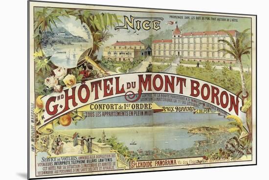 Hotel Mont Baron-null-Mounted Giclee Print