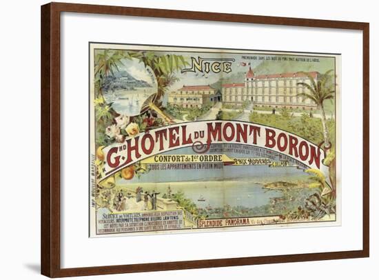 Hotel Mont Baron-null-Framed Giclee Print