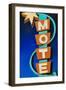 HOTEL MOTEL-HEIDI MARTIN-Framed Art Print