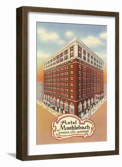 Hotel Muehlebach, Kansas City-null-Framed Art Print