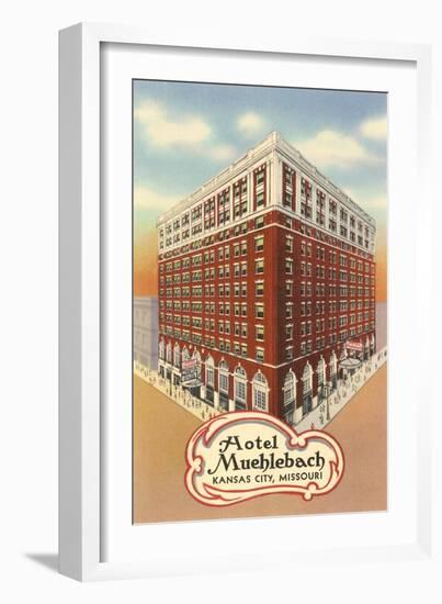 Hotel Muehlebach, Kansas City-null-Framed Art Print