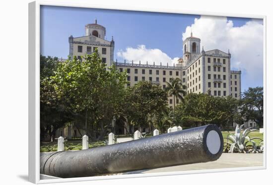 Hotel Nacional and Cannon, Havana, Cuba, West Indies, Caribbean, Central America-Rolf-Framed Photographic Print