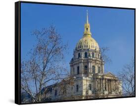 Hotel National des Invalides II-Cora Niele-Framed Stretched Canvas