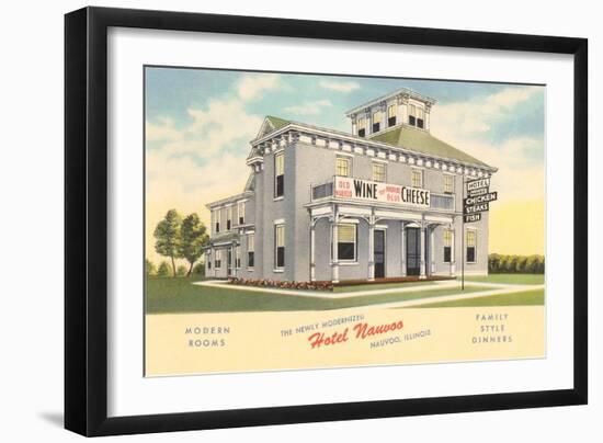 Hotel Nauvoo, Illiniois-null-Framed Art Print