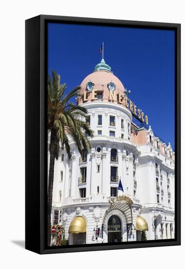 Hotel Negresco, Promenade Des Anglais, Nice-Amanda Hall-Framed Stretched Canvas