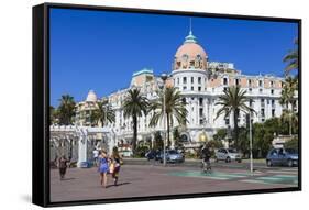 Hotel Negresco, Promenade Des Anglais, Nice-Amanda Hall-Framed Stretched Canvas