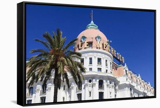 Hotel Negresco, Promenade Des Anglais, Nice-Amanda Hall-Framed Stretched Canvas